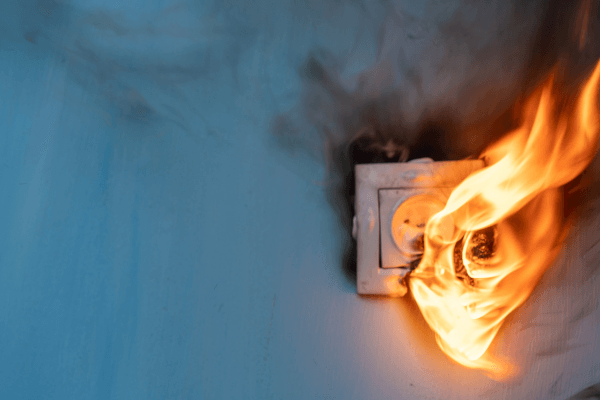 Apartment Fire Is Caused by Electrical Outlet Faults