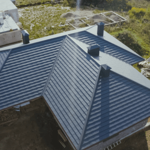 Corrugated Metal Roof of a House- roof types