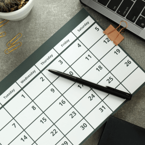 calendar for home renovation plan timeline 