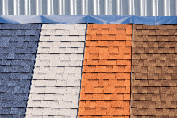 colors asphalt roof shingles display roof types