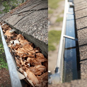 roof repair tips -inspect for shingle granules in gutters